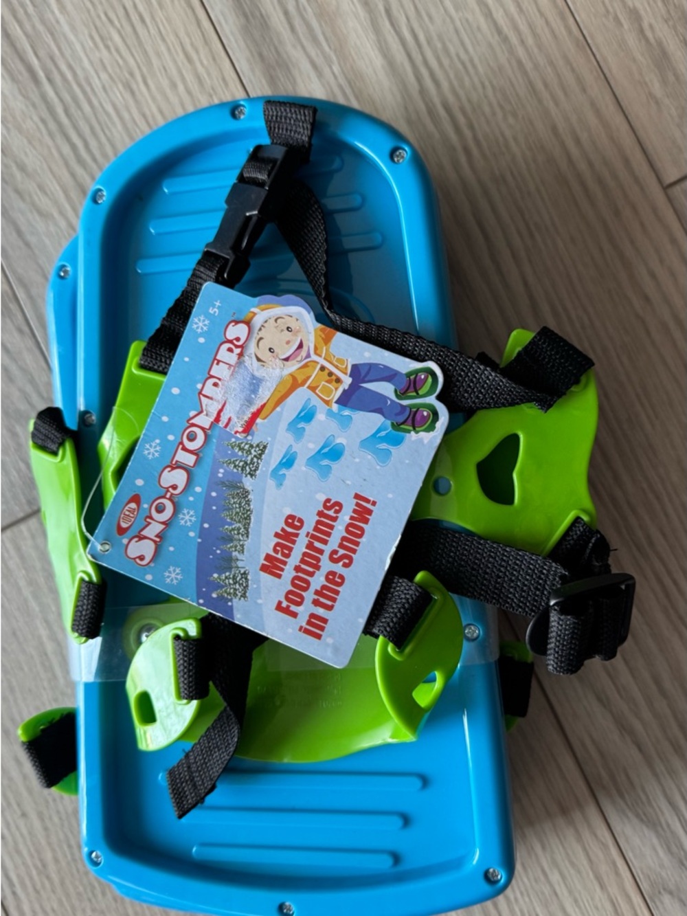 Kids Snow Boot Snowshoes - Blue and Green